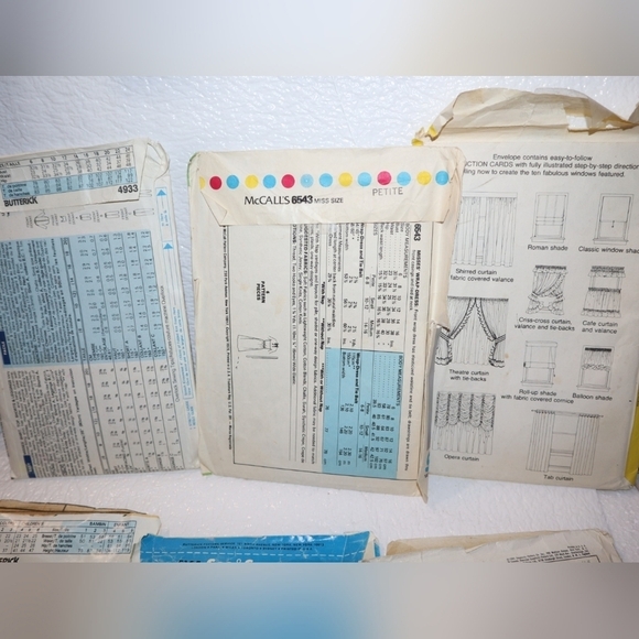 Lot of Sewing Patterns Simplicity McCall Butterwick - Picture 14 of 16